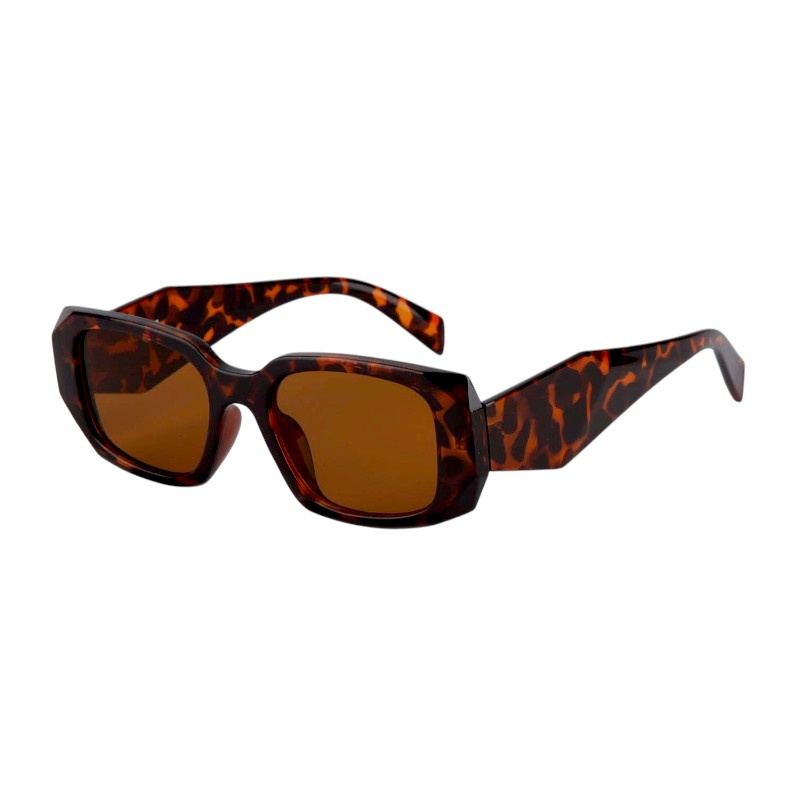 Stilfulde brun turtle mode solbriller - Brune glas | Italy