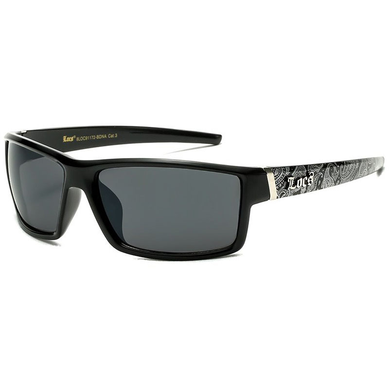 Locs Solbriller - Bandana Chingón | Sort - Mørke glas