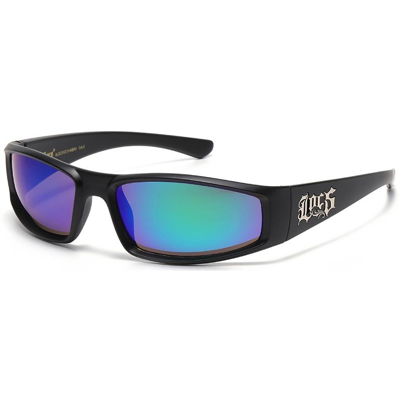 Locs Solbriller - Sin broncas | Blå-grønne spejlglas