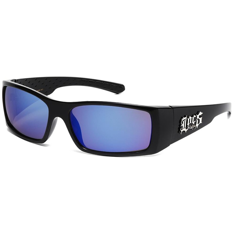 Locs Solbriller - Bandido | Blå spejlglas