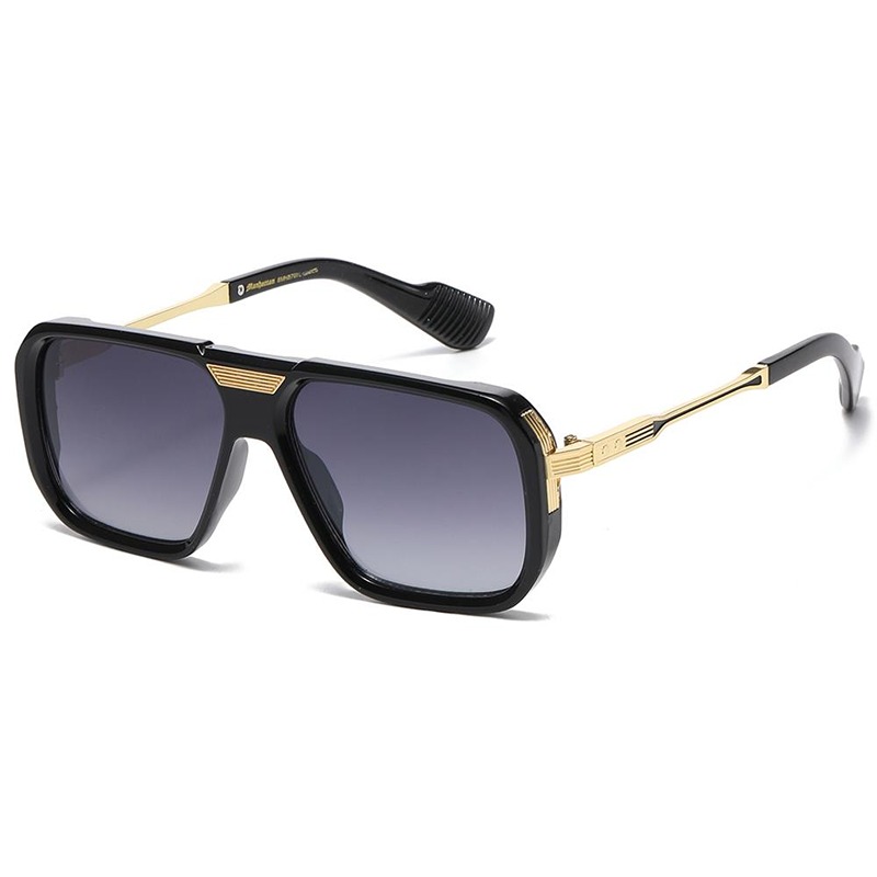 Manhattan Millionaire Solbriller - Gerard | Guld - Mørke fade glas