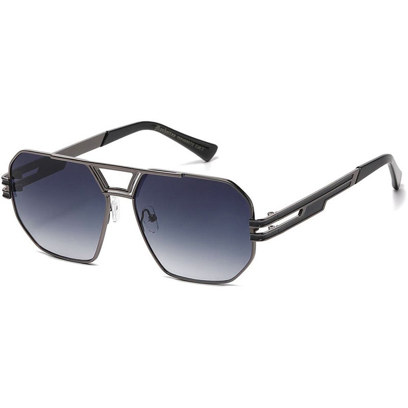 Mørk Manhattan Millionaire Solbriller - Archie | Fade glas