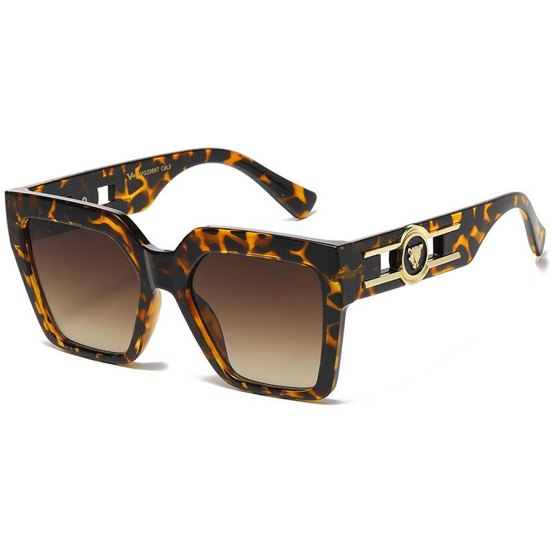 Brun turtle VG Solbriller - Lampugnano | Brune fade glas