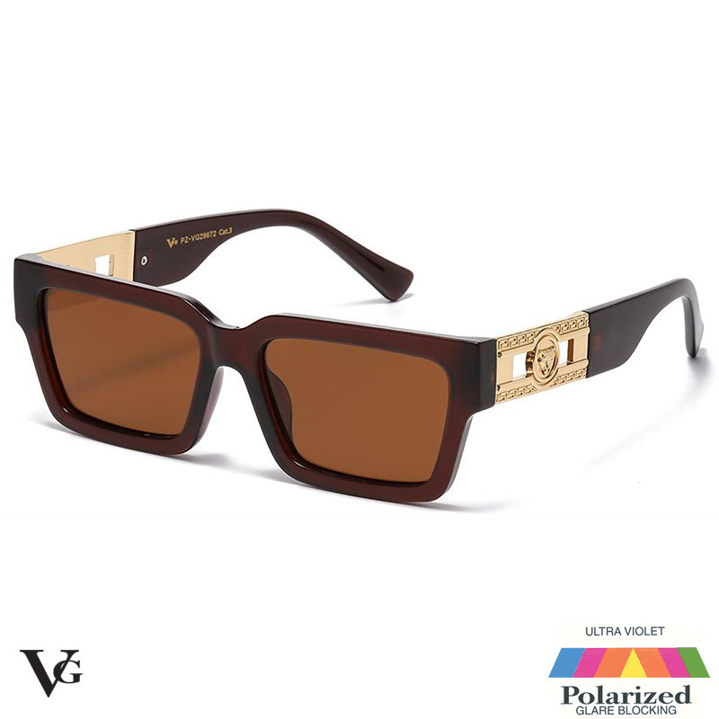 Brune polariserede VG Solbriller - Brera | Brune glas