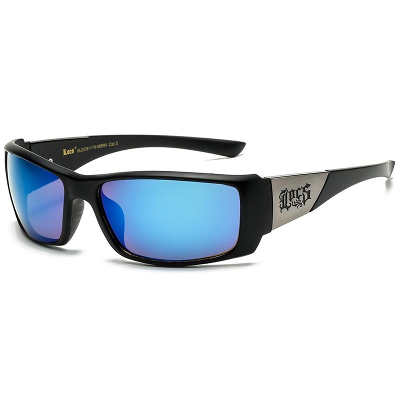 Locs Solbriller - Mat Asombroso Mirror | Blå spejlglas