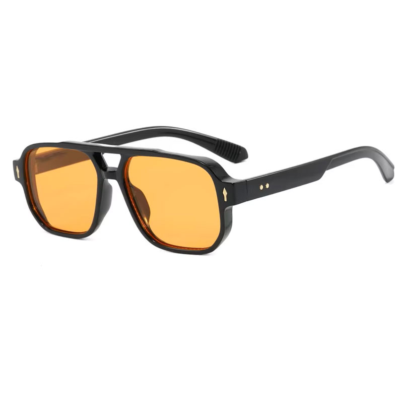 Sorte firkantede briller - Lviv | Orange glas